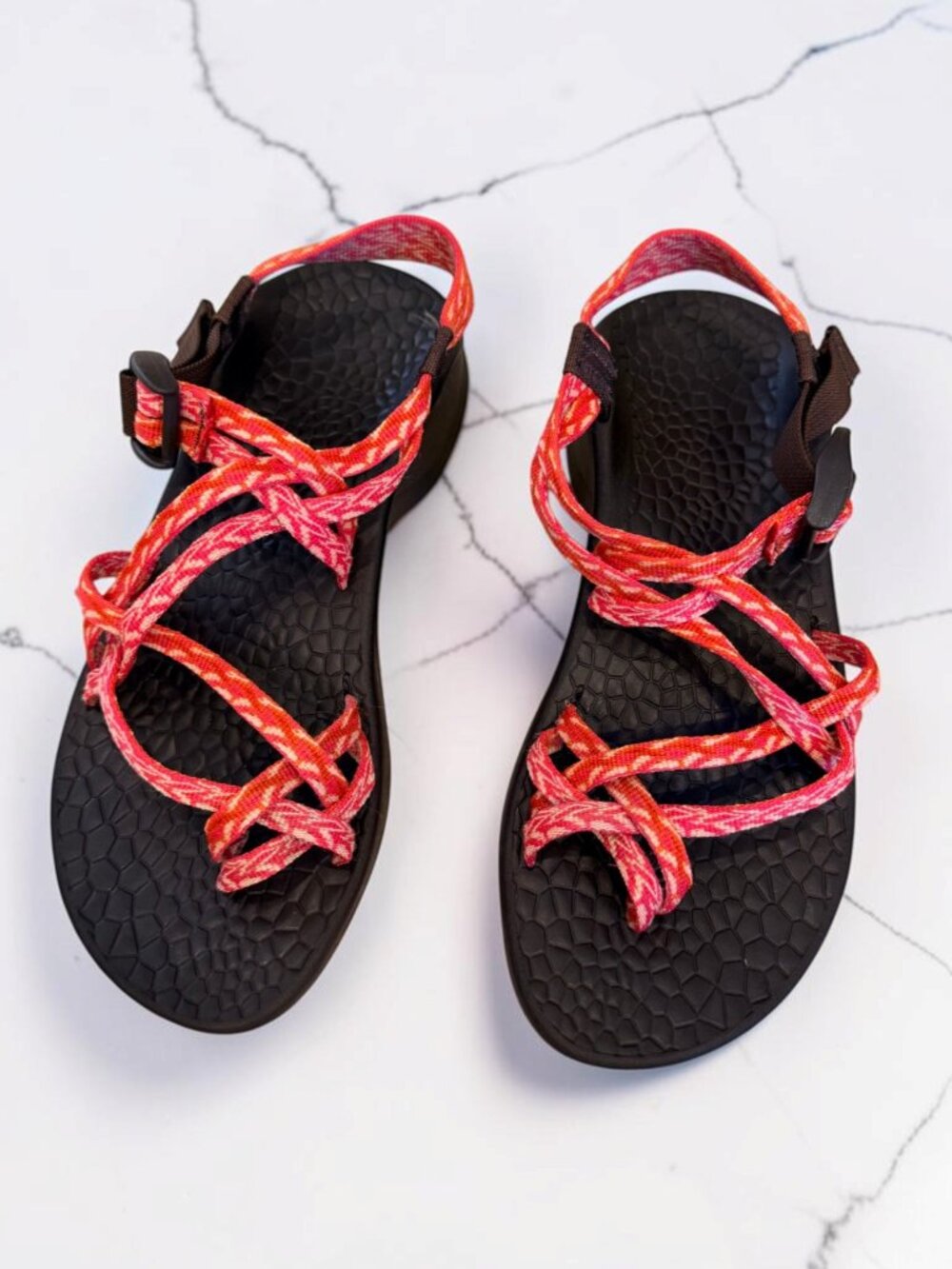 Chaco ZX/2 Classic Double Strap Sandals Women's Size 8 Coral - Picture 10 of 11